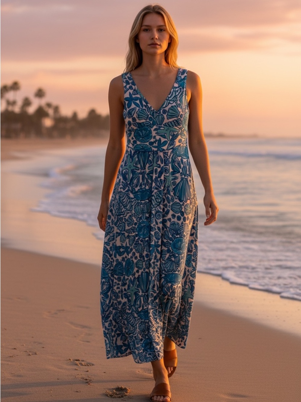 lilly pulitzer beach dress | Dresses | Lilly Pulitzer Sloane Vneck Maxi Blue Shell Starfish Sundress S Size:Large Cylinder Knob YGroup_the-classic-mini-dress-earth-club Dry clean Will you try? Here’s